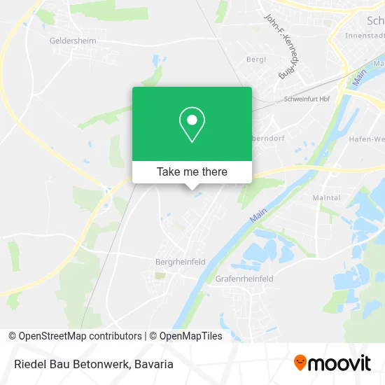 Riedel Bau Betonwerk map