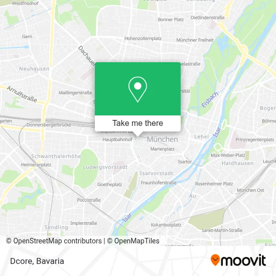 Dcore map