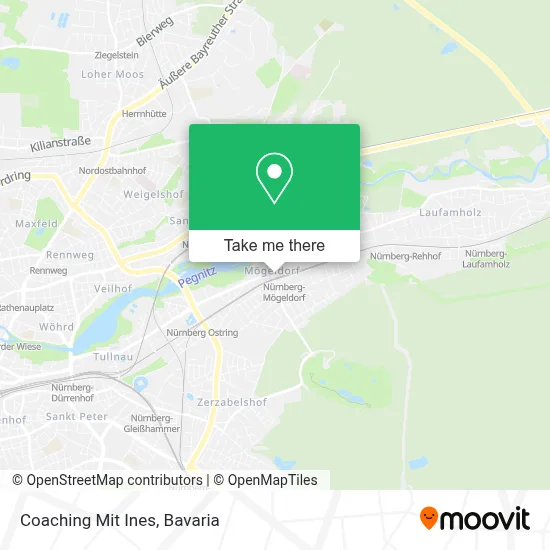 Coaching Mit Ines map