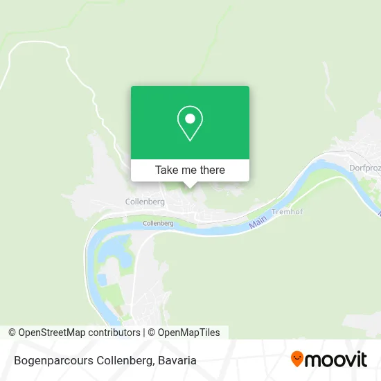 Bogenparcours Collenberg map