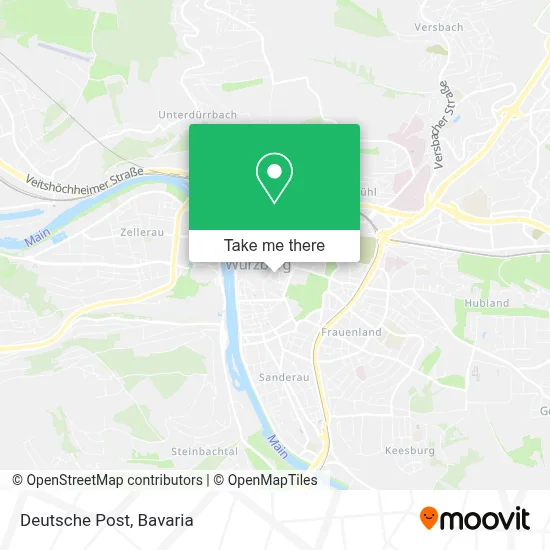 Deutsche Post map