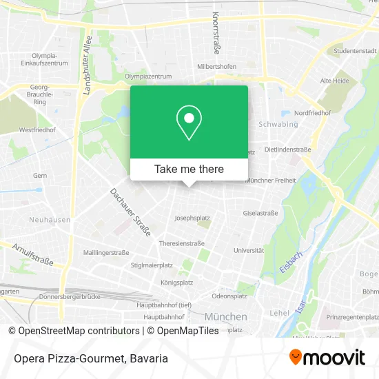 Opera Pizza-Gourmet map