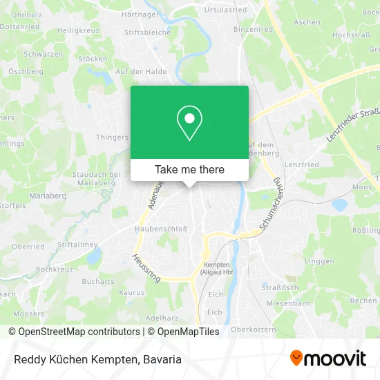Reddy Küchen Kempten map