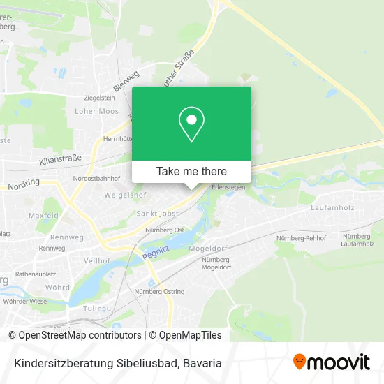 Kindersitzberatung Sibeliusbad map