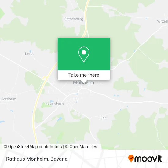 Rathaus Monheim map