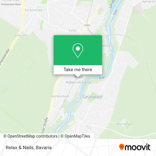 Relax & Nails map