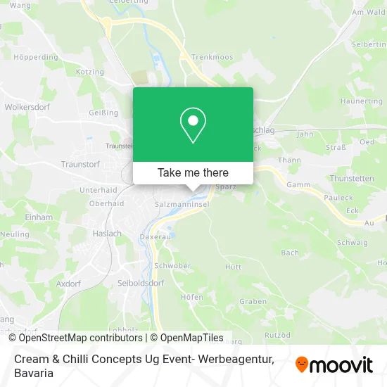 Cream & Chilli Concepts Ug Event- Werbeagentur map