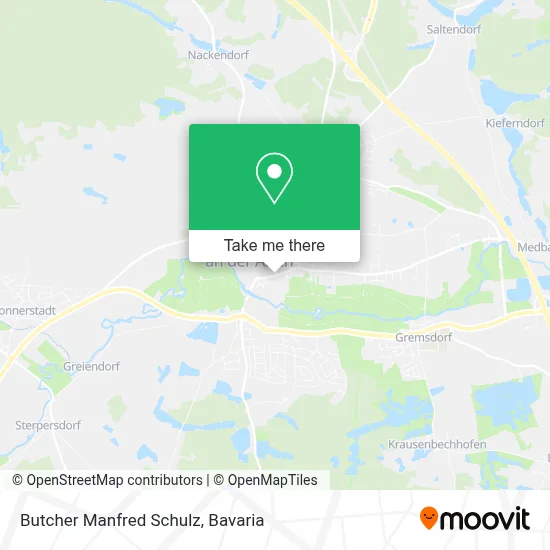 Butcher Manfred Schulz map