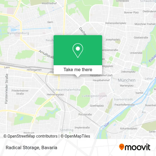 Radical Storage map