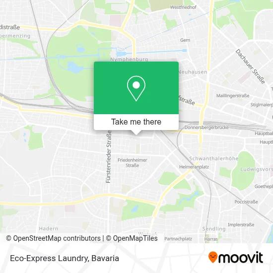 Eco-Express Laundry map