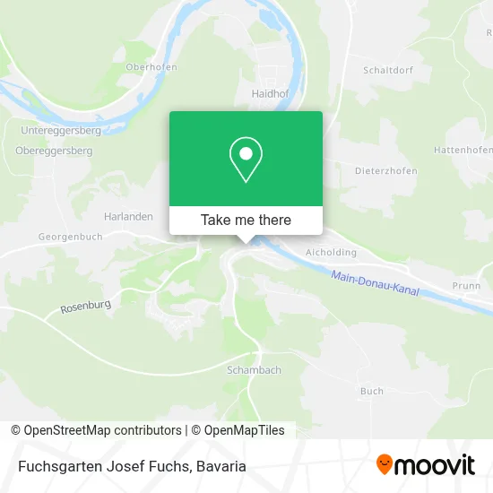 Fuchsgarten Josef Fuchs map
