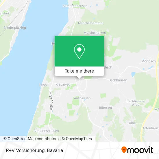 R+V Versicherung map