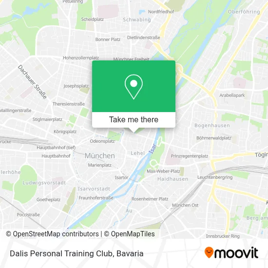Dalis Personal Training Club map