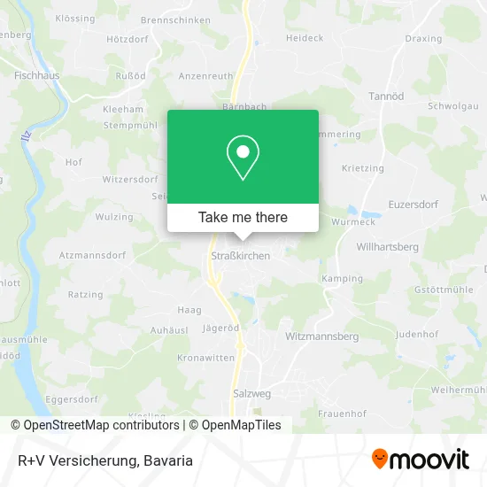 R+V Versicherung map