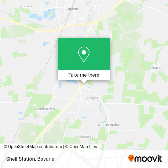 Shell Station map
