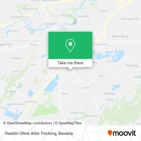 Radeln Ohne Alter Pocking map