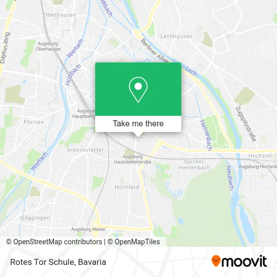 Rotes Tor Schule map