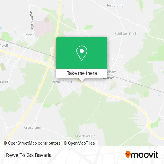 Rewe To Go map