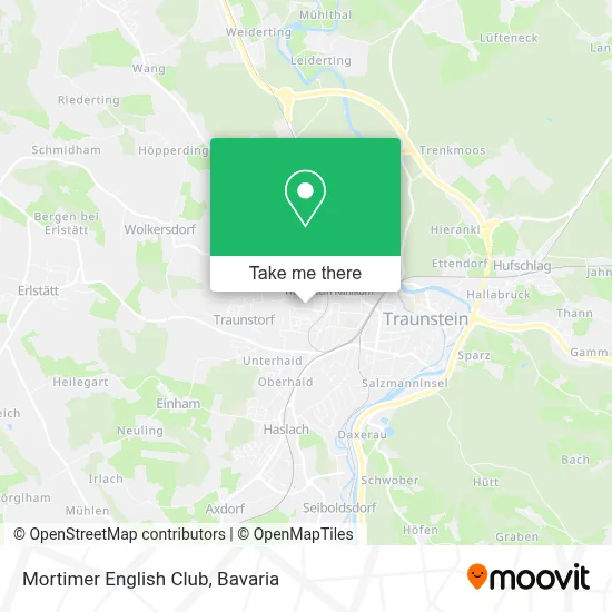 Mortimer English Club map
