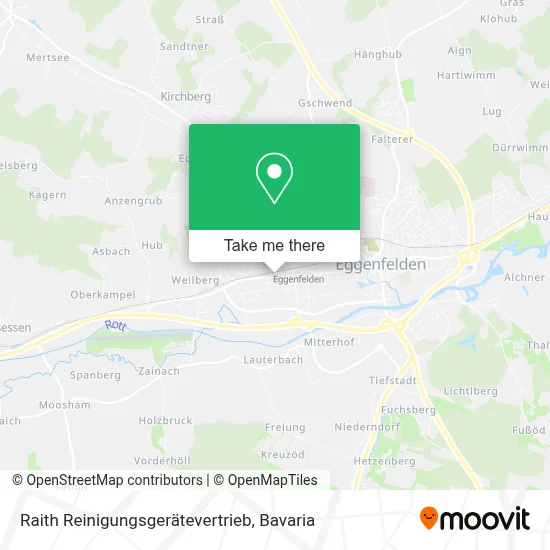 Raith Reinigungsgerätevertrieb map