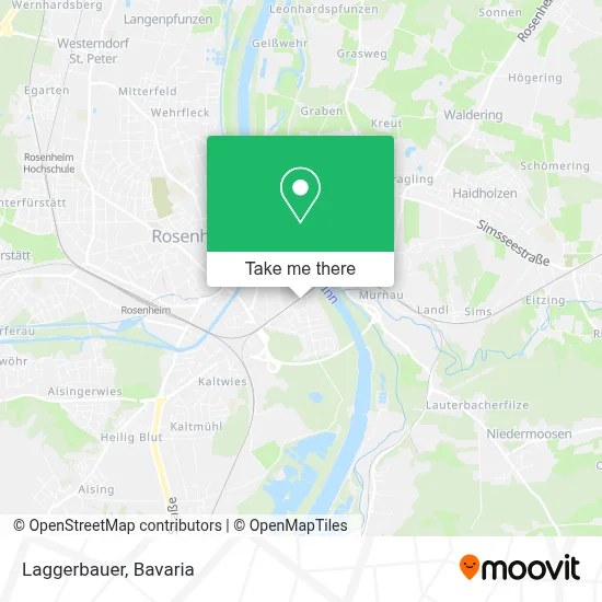 Laggerbauer map