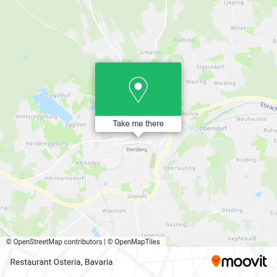 Ristorante Osteria map