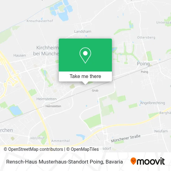 Rensch-Haus Musterhaus-Standort Poing map