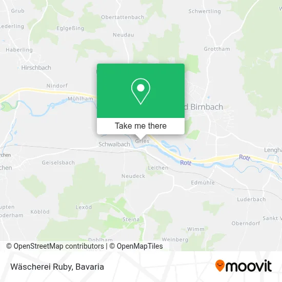 Wäscherei Ruby map