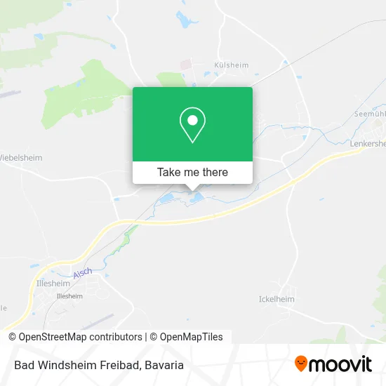 Bad Windsheim Freibad map