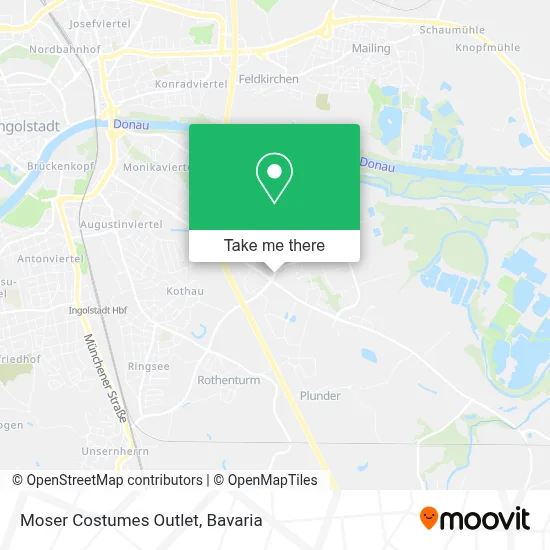 Moser Costumes Outlet map