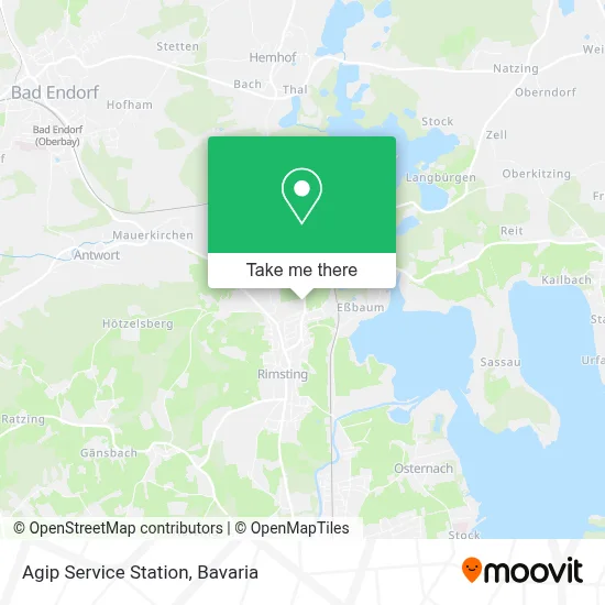 Agip Service Station map