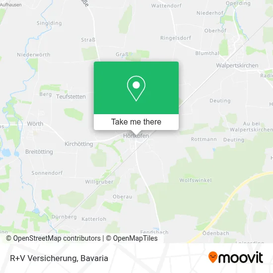 R+V Versicherung map