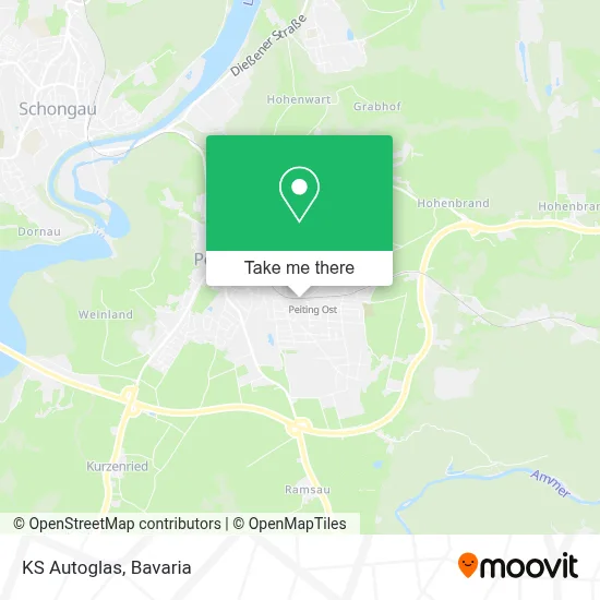 KS Autoglas map