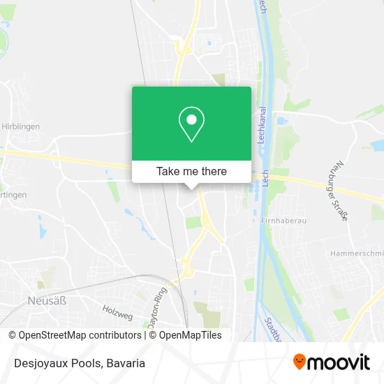 Desjoyaux Pools map