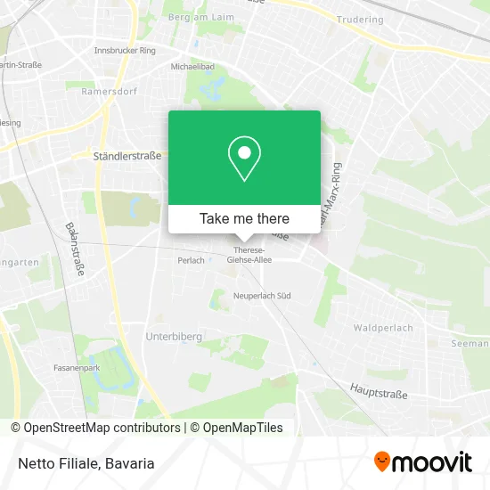 Netto Filiale map