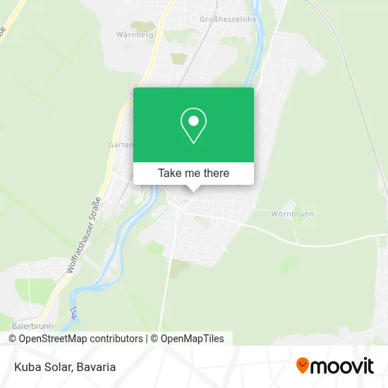 Kuba Solar map