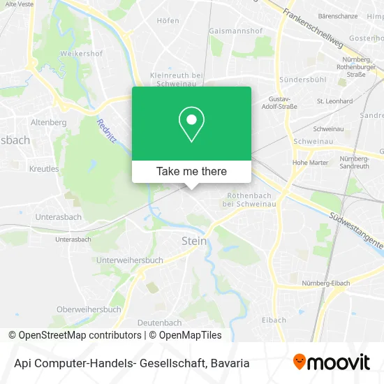 Api Computer-Handels- Gesellschaft map