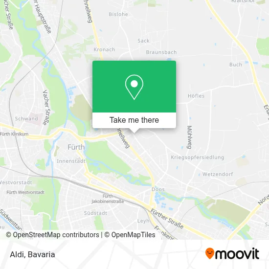 Aldi map