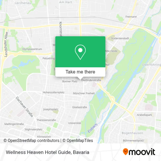Wellness Heaven Hotel Guide map