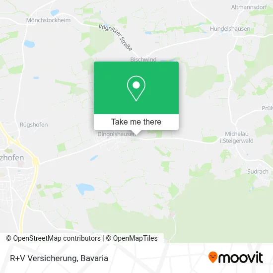 R+V Versicherung map