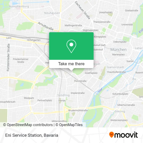 Eni Service Station map