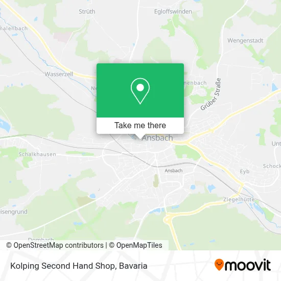 Kolping Second Hand Shop map