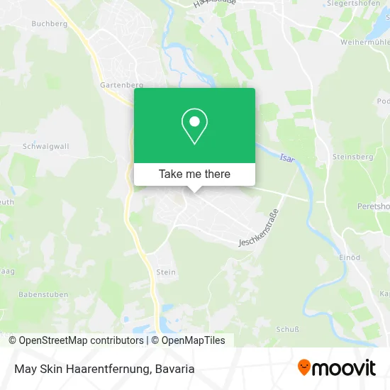 May Skin Haarentfernung map