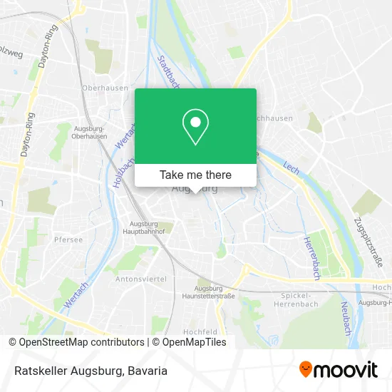 Ratskeller Augsburg map