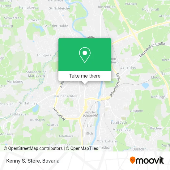 Kenny S. Store map