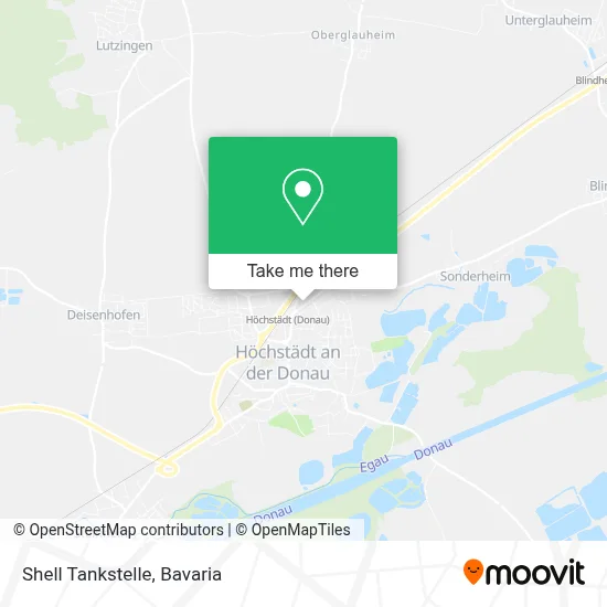 Shell Tankstelle map