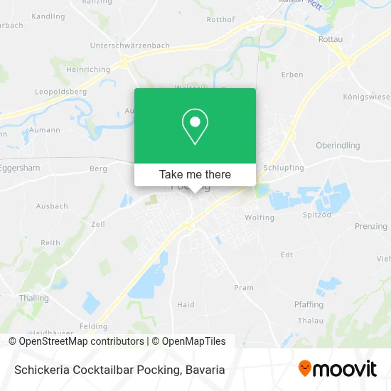 Schickeria Cocktailbar Pocking map