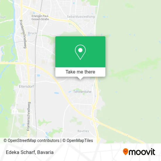 Edeka Scharf map