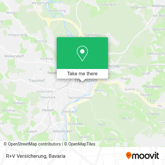R+V Versicherung map
