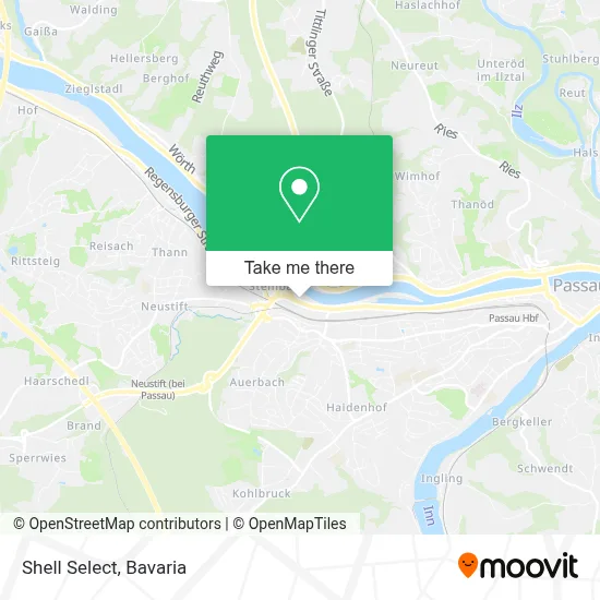 Shell Select map